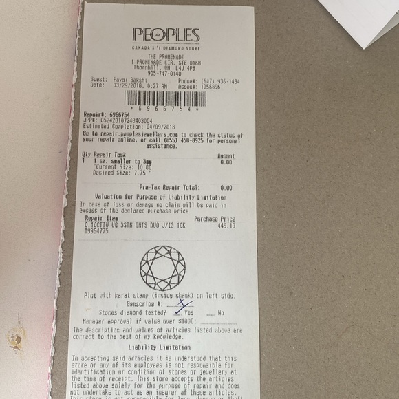 COPY - 0.10 Cttw white gold diamond engagement band for men . Size 7.75 - Picture 3 of 5